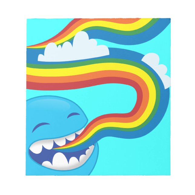 Singing rainbows notepad (Front)
