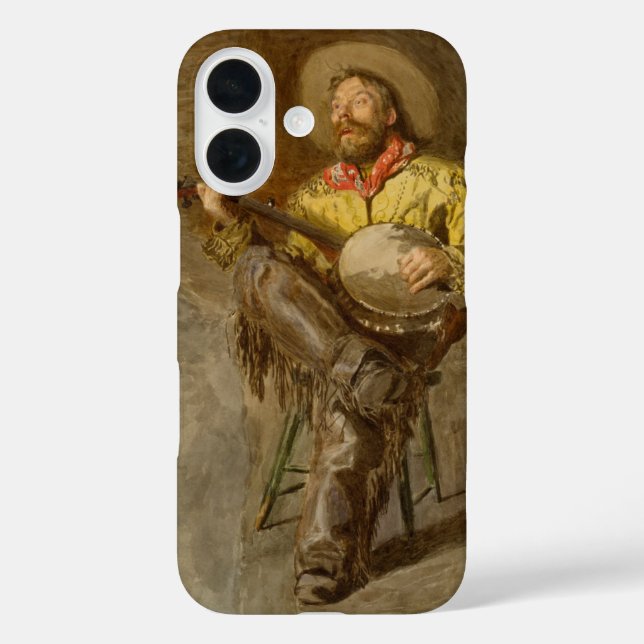 Singing Spanish Cowboy w Banjo Playing Trail Song Case-Mate iPhone Case (Back)