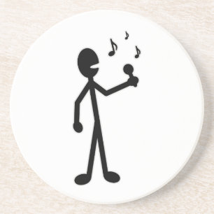 Singing Stick Figure Coaster