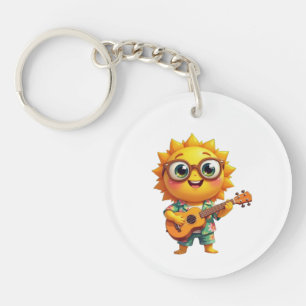 Singing Sun Key Ring