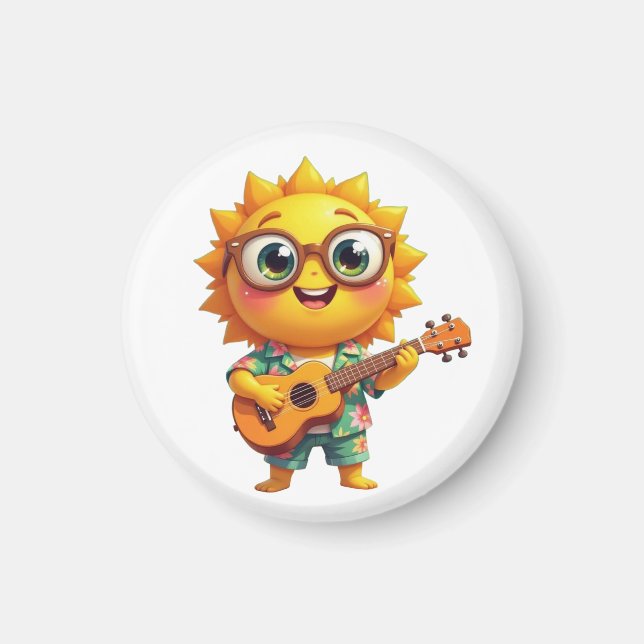 Singing Sun Magnet (Front)