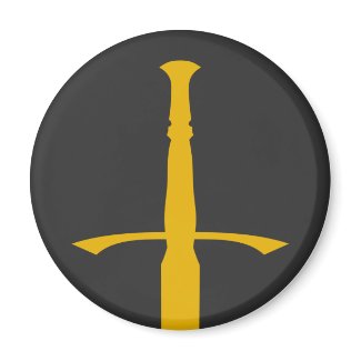 Singing Sword Saga Magnet