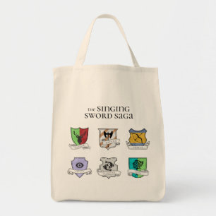Singing Sword Saga   Noble Houses Tote Bag