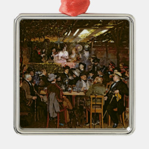 Singing to a Captive Crowd Metal Tree Decoration