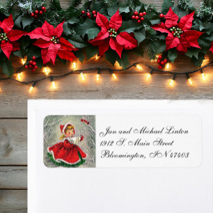 Singing to Cardinals Personalise Return Address Label