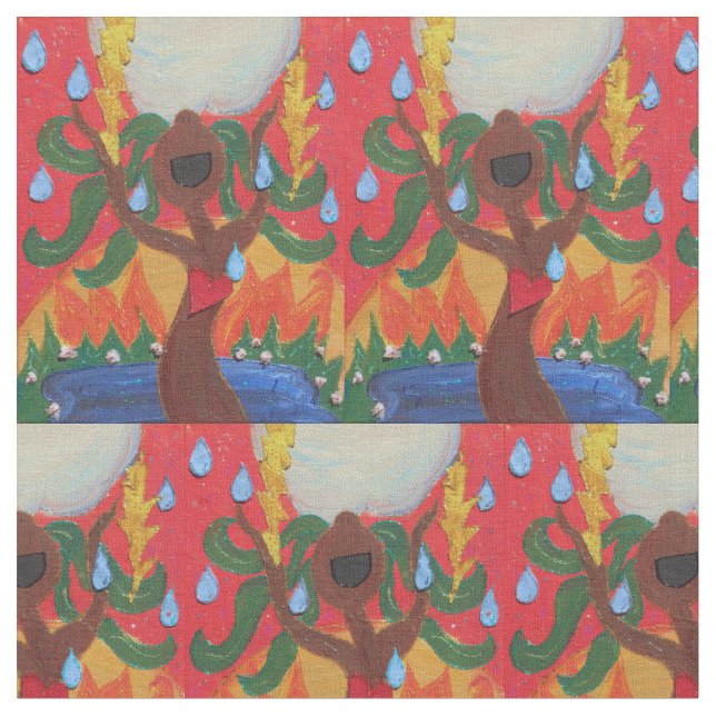 Singing Tree Fabric (Close Up)