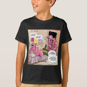 Singing Walrus Worried Parents Funny T-Shirt