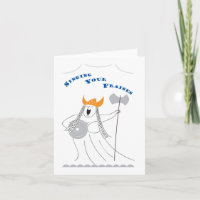 Singing Your Praises Thank You Note