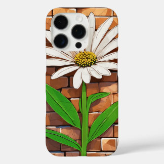 Single african daisy design iPhone 16 pro case