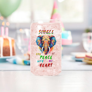 Single And At Peace With My Heart Can Glass