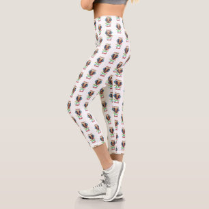 Single And At Peace With My Heart Capri Leggings