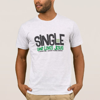 Single (and loves Jesus) QR shirt