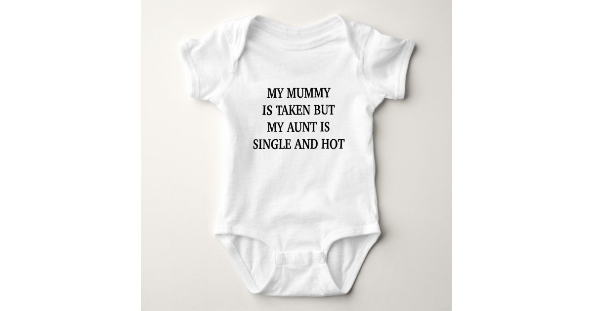 Single Aunty. Baby Bodysuit Zazzle