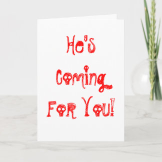 Single Awareness Day Holiday Card