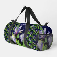Single Blue Flag Iris Flower Nature Personalised