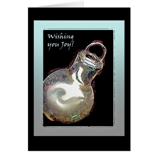 single bulb card
