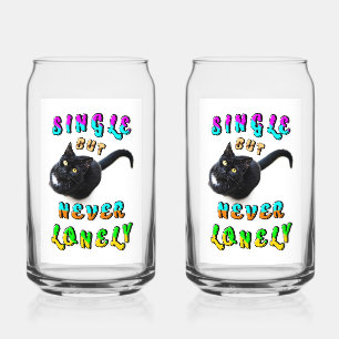 Single But Never Lonely Can Glass