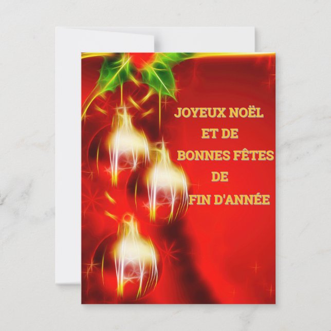 Single card for annual parties (Front)