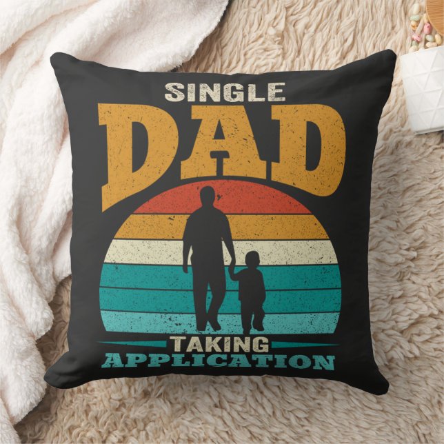 Single Dad Taking Application Cushion (Blanket)