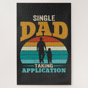 Single Dad Taking Application Jigsaw Puzzle