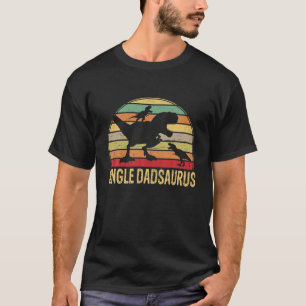 Single Dadsaurus T Rex Dinosaur Father's Day For M T-Shirt