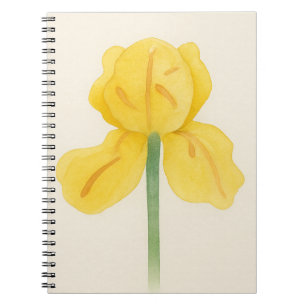 Single Daffodil Watercolor Notebook