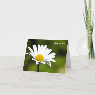 Single Daisy Greeting Card