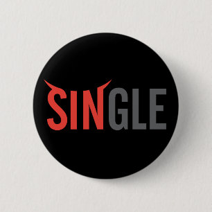 Single Dark 2 6 Cm Round Badge