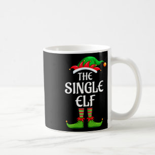 Single Elf Matching Family Group Christmas Party Coffee Mug