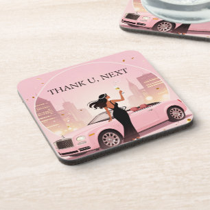 Single Era Party Coaster Thank U, Next Coaster