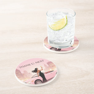 Single Era Party Coaster Thank U, Next Coaster