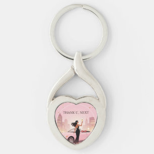 Single Era Party Keychain Thank U, Next Keychain