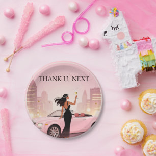Single Era Party Plate Thank U, Next Paper Plate