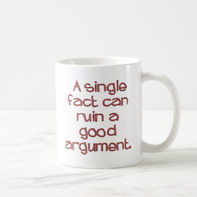 Single Fact Coffee Mug (Right)