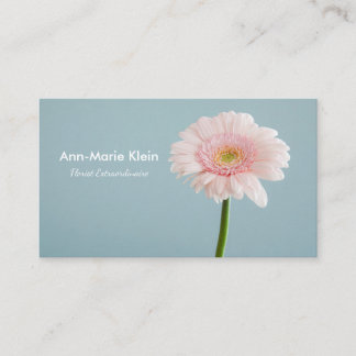 Single flower business card