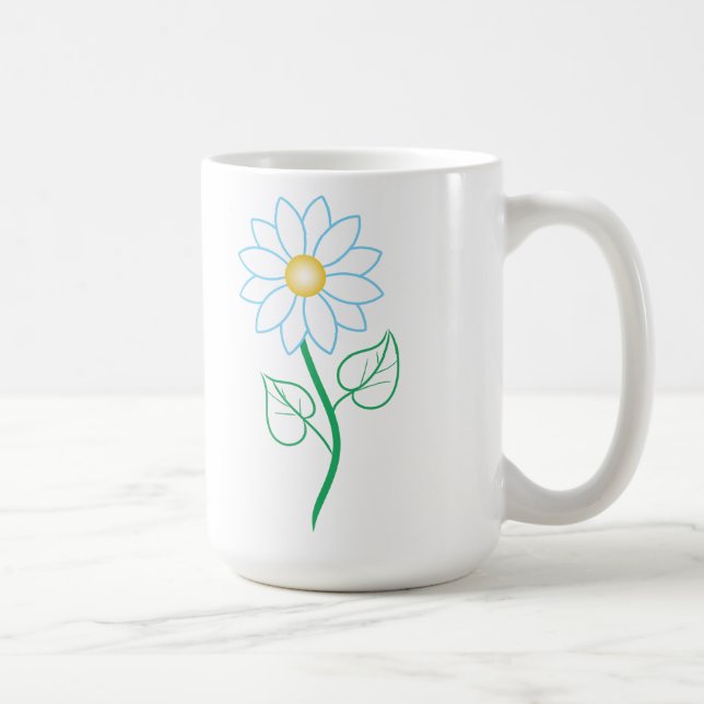 Single flower coffee mug (Right)