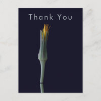 Single Flower Elegant Personalised Thank You