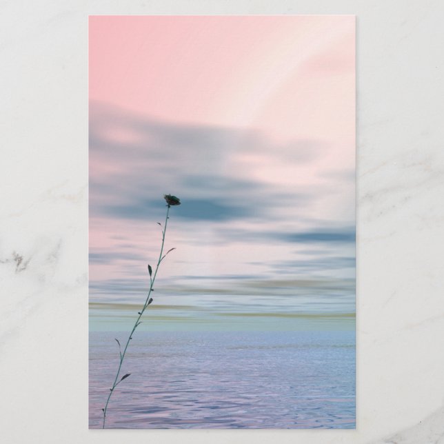 Single Flower ~Sationery~ Stationery (Front)