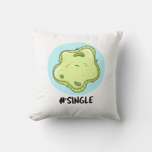 #Single Funny Solo Cell Biology Pun Cushion
