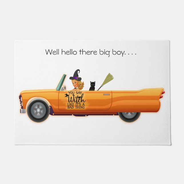 Single Girl's Door mat (Front)