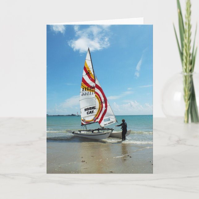 Single Hobie Holiday Card (Front)