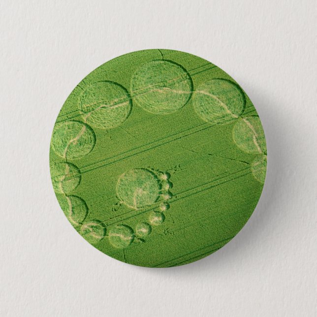 Single Julia Crop Circle 6 Cm Round Badge (Front)
