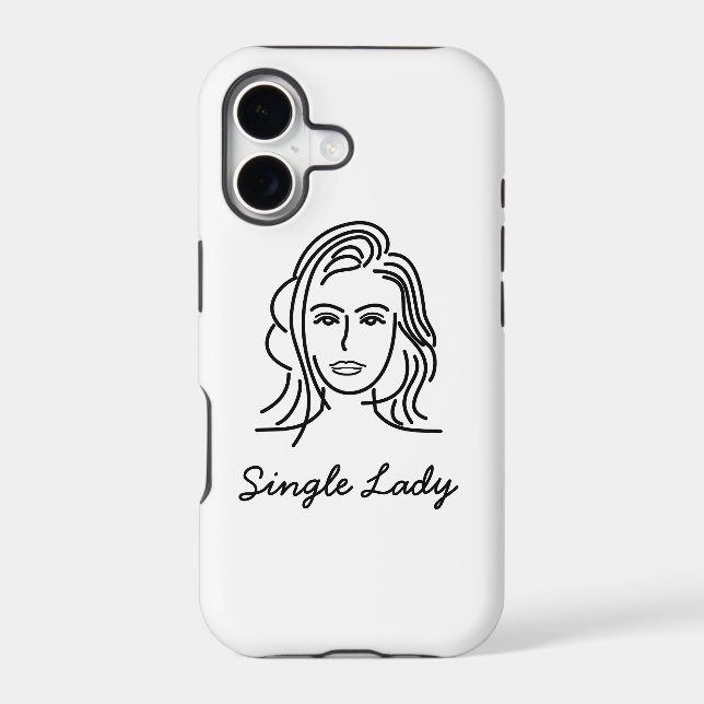 Single Lady Iphone Case (Back)