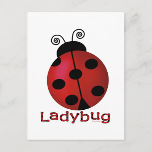 Single Ladybug Postcard