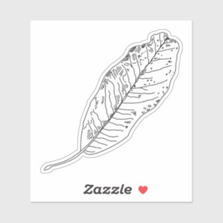 Single Leaf Sticker