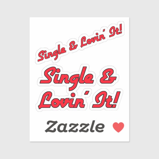 Single & Lovin' It! Scrap Book (Sheet)