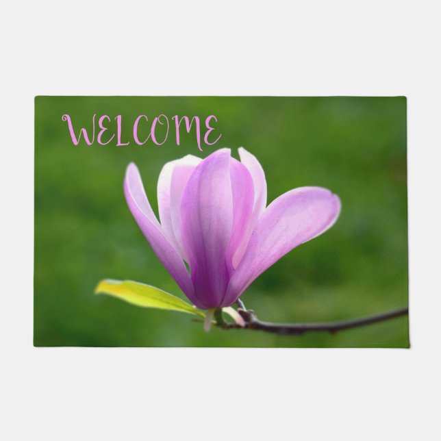 Single Magnolia Doormat (Front)