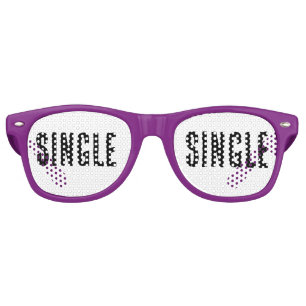 SINGLE MAN WOMAN FUNNY PARTY SUNGLASSES