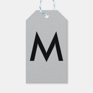 Single Monogram Gift Tags