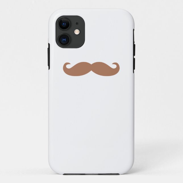 single moustache Case-Mate iPhone case (Back)